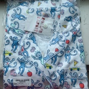 Roller Rabbit New York Monkey Polo Pajamas